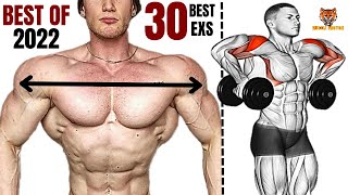 30  BEST SHOULDERS WORKOUT WITH BARBELL DUMBELLS AND CABLE