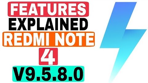 Redmi Note 4 V9.5.8.0 Full FEATURES Explained , Bugs FIXED , New Notification Bar & MORE NEW...