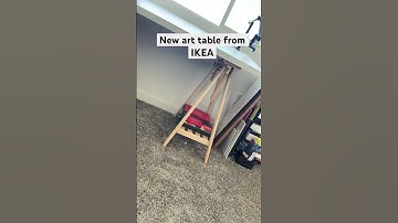 New art table from ikea #art #drawing #artist #artvlog #artstudio #arttutorial #shorts