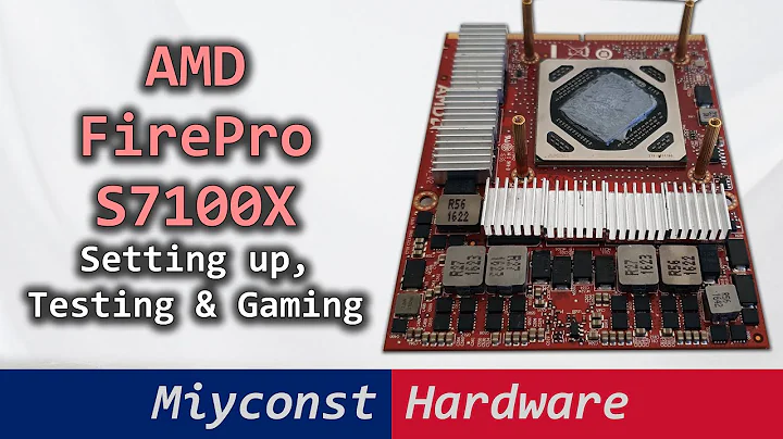 AMD FirePro S7100X: Potente tarjeta gráfica para juegos y diseño gráfico