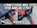 Connect Your Wiring To Your Amp Like A PRO! | #shorts