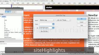 Adobe Dreamweaver tutorials CS5 CS6 How to make a fluid 960 grid system responsive webpage design