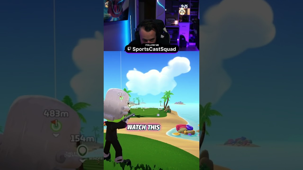 SPORTSCASTSQUAD SNIPES HIMSELF?! (Super Battle Golf)