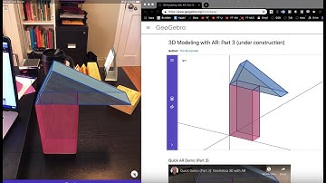 Come Explore GeoGebra 3D with Augmented Reality!