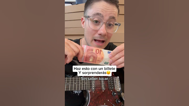 Haz esto con un Billete y una Guitarra y sorprenderás😱