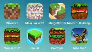Minecraft, Main Lokicraft, Merge Crafter, Mecraft, Master Craft, Planet, Caftopia, Tribe Craft