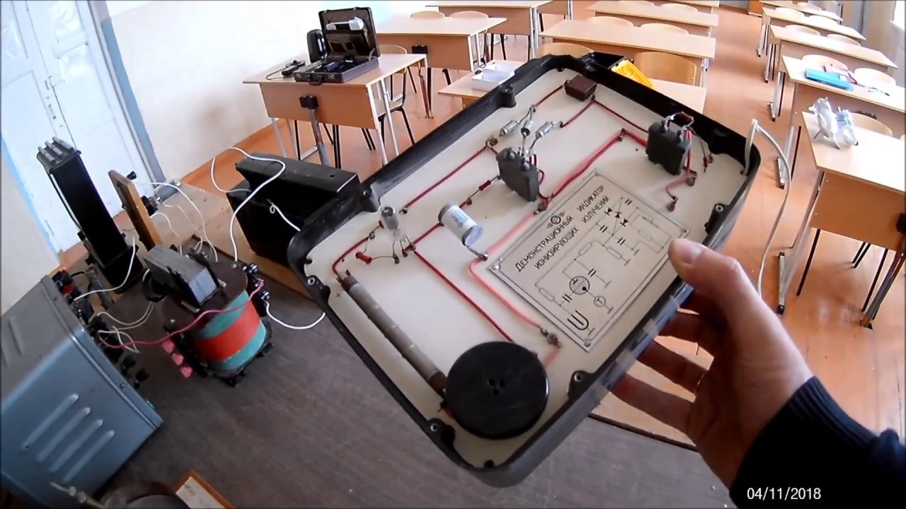 Рентгеновское излучение из катушки Румкорфа. - YouTube