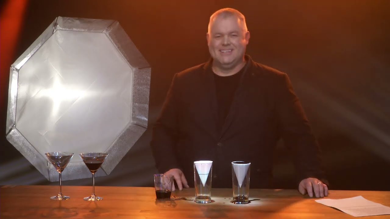 Mathematik im Alltag - Aufgabe: halbvolles Cocktailglas