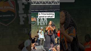 Trina looking good rocking stage