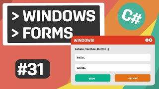 Learn C# - Build a WinForms app - Episode #31