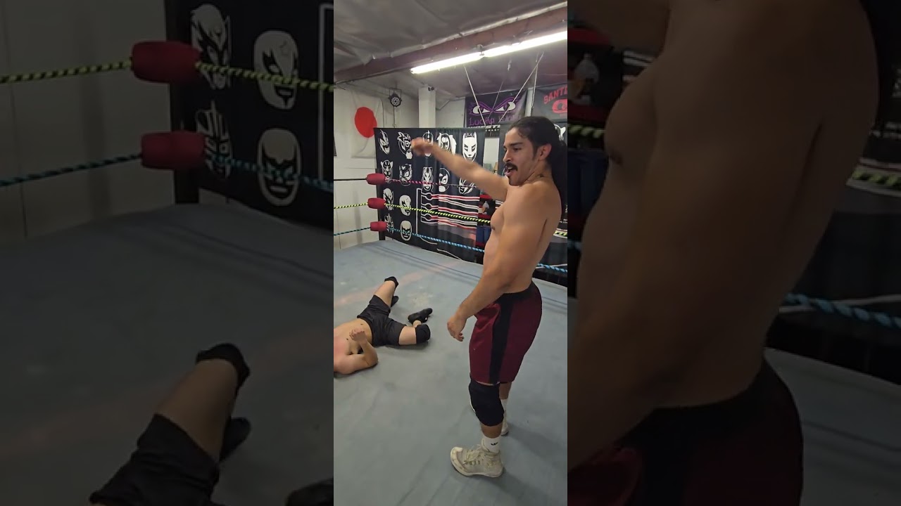 Training Match: El Primohenio vs Student Nate. Santino Bros. Wrestling Academy 