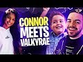 CONNOR MEETS VALKYRAE! HE ROASTED HER?! (Fortnite: Battle Royale)