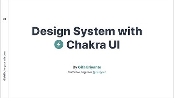 Design System with Chakra UI - Sharing session at Quipper