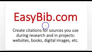 Cite a book using EasyBib