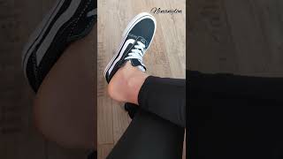 Revealing Nylon Feet At Gym