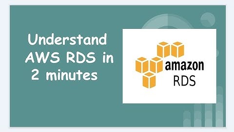 Understand AWS RDS in 2 minutes #clouds