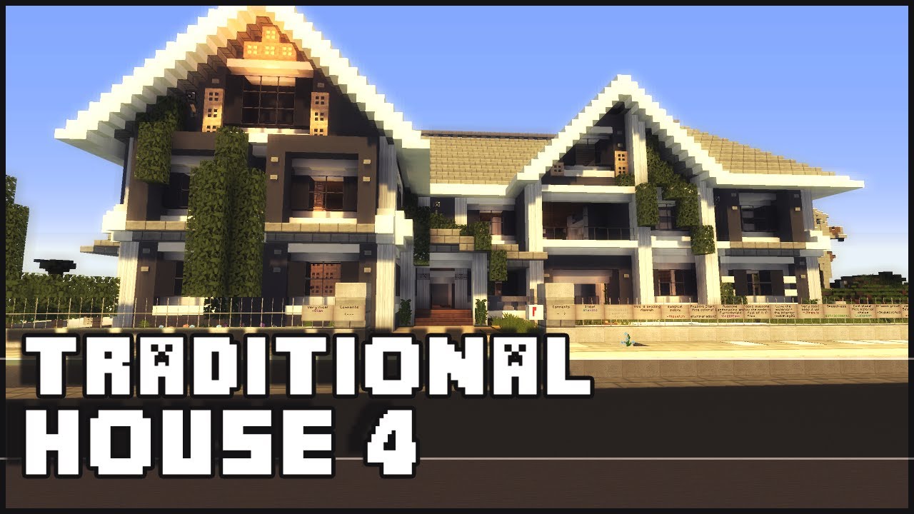  Minecraft Traditional House 4 Doovi