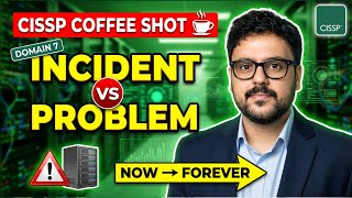 CISSP Exam Prep 2026 | Incident Management vs Problem Management Explained | Domain 7 Security