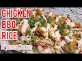 Bbq rice  chicken bbq rice platter  by jabeens kitchen