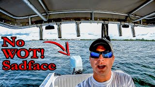 my boat lost wide open throttle! :(