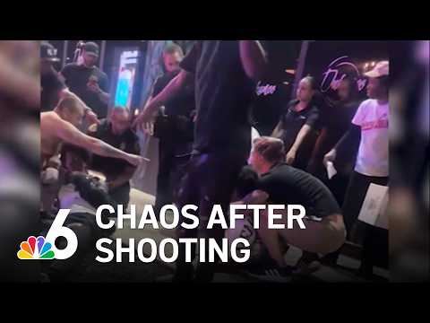 Video shows chaotic aftermath of shooting that left 2 hurt in Wynwood