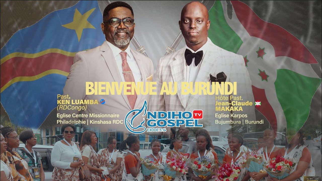 Arrivee du pasteur Ken Luamba à l' Airport International Melchior Ndadaye de Bujumbura.