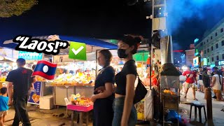 Vientiane Laos Nightlife | Night Market Beats Siem Reap for Asia’s Best Street Food 🇱🇦