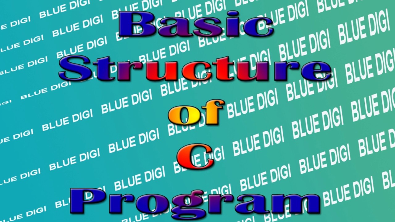 Basic structure of c programming | structure of c programming | c basic ...