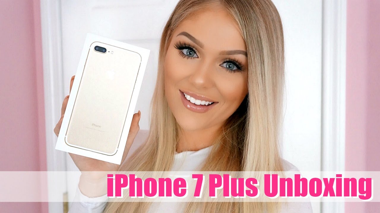 Iphone 7 Plus Gold Unboxing Review Youtube