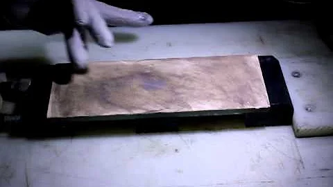 160,000 grit Knife Edge! Tenth micron CBN emulsion...