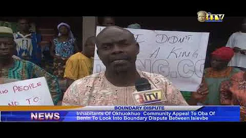 Inhabitants of Okhuokhuo  appeal to Oba of Benin to look into boundary dispute between Isievbe