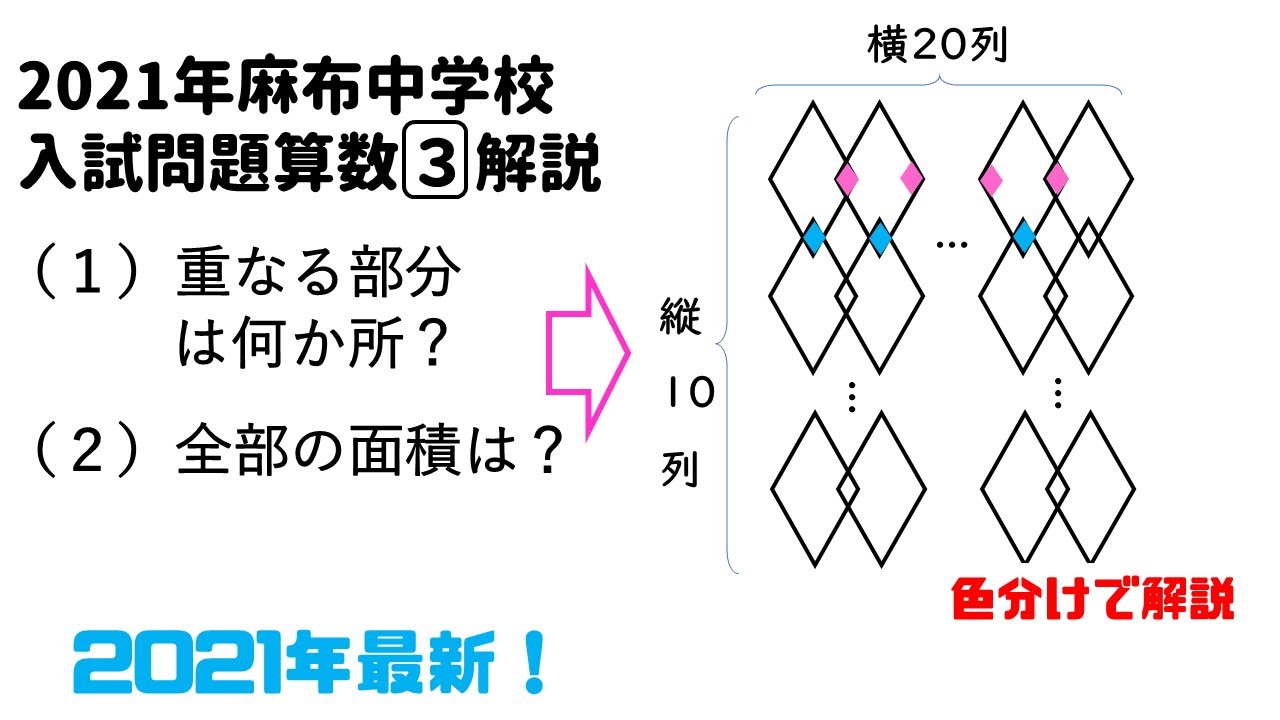 21年 麻布中学校入試問題解説 算数 大問3番 図形の相似 植木算 Youtube 21年 麻布中学校入試問題解説 算数 大問3番 図形の相似 植木算 Youtube