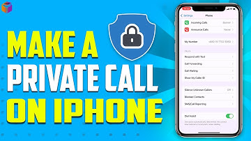 how to make a private call on iPhone 2023