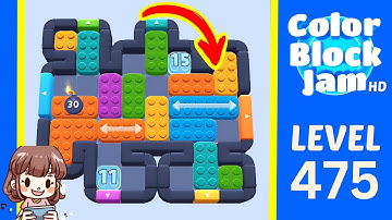 Color Block Jam Level 475 Solution Walkthrough