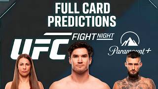 UFC Fight Night | Gilbert Burns vs. Mike Malott Full Card Predictions