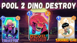 Get Infinite Rank with this Pool 2 Dino Destroy Deck Marvel Snap