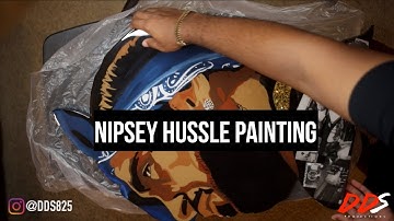 Just Got A Nipsey Hussle Painting For The Studio!