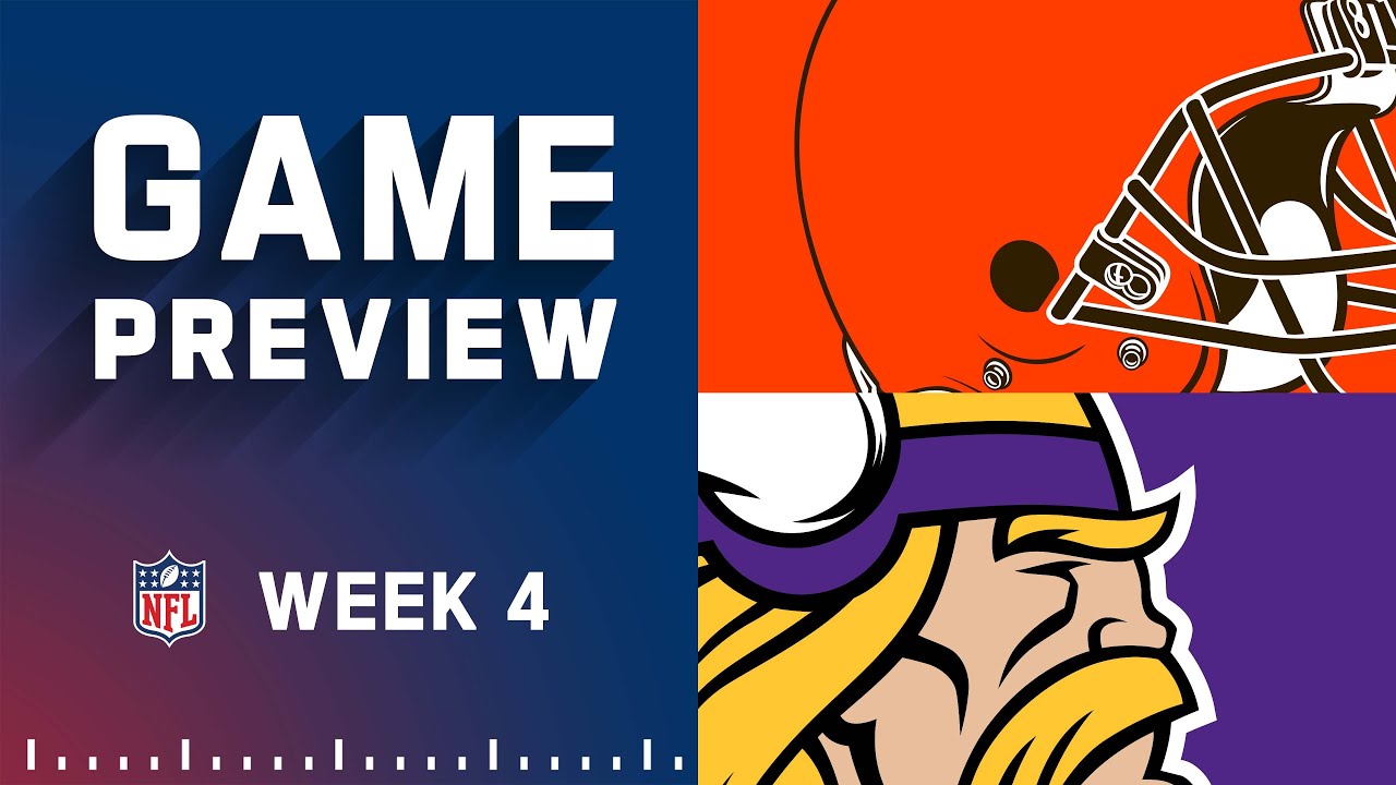 Cleveland Browns vs. Minnesota Vikings Week 4 NFL Game Preview YouTube