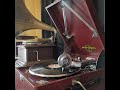 藤山 一郎 ♪五人の特務兵♪ 1939年 78rpm record. Columbia Model No G ー 241 phonograph