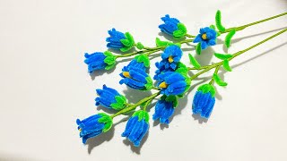 DIY | How to make an easy flowers from pipe cleaner | Valley flower tutorial by handcraft sreyneang