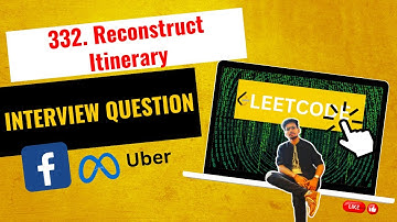 Leetcode September Challenge Day 14 | 332. Reconstruct Itinerary