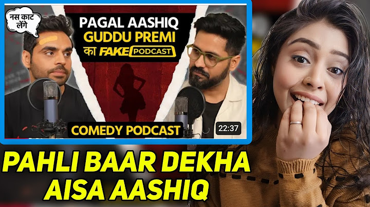 Fake podcast with one sided lover Guddu premi Reaction video| Ek pagal aashiq|Muskan reacts