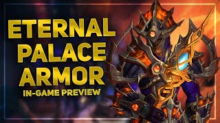 Azshara's Eternal Palace Armor Sets | In-game Preview | 8.2 Rise of Azshara