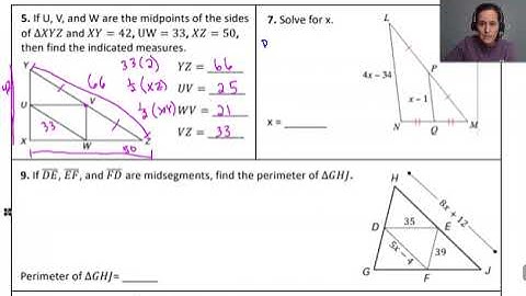8 6 Triangle Midsegment Theorem Notes