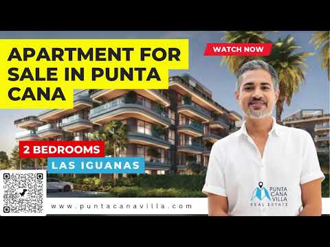 شقة بغرفتي نوم للبيع في لاس إيغواناس كاب كانا  3079 بونتا كانا جمهورية الدومينيكان