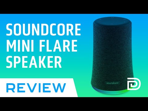 Waterproof Bluetooth Speaker // Anker Soundcore Flare Mini // Light Up Bluetooth Speaker