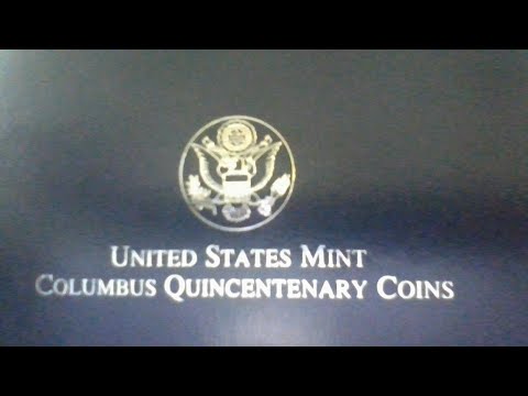 Columbus Quincentenary Two Coin Set!