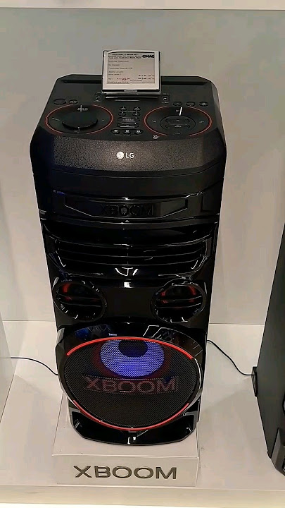 🥵LG XBOOM RNC7 WOOFER Startup LIGHTS 🥵