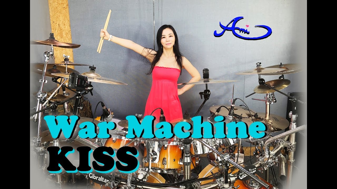 KISS - War Machine drum cover by Ami Kim (#51)