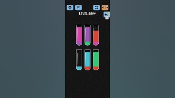 Water Color Sort Level 5594 Gameplay Solution WalkThrough